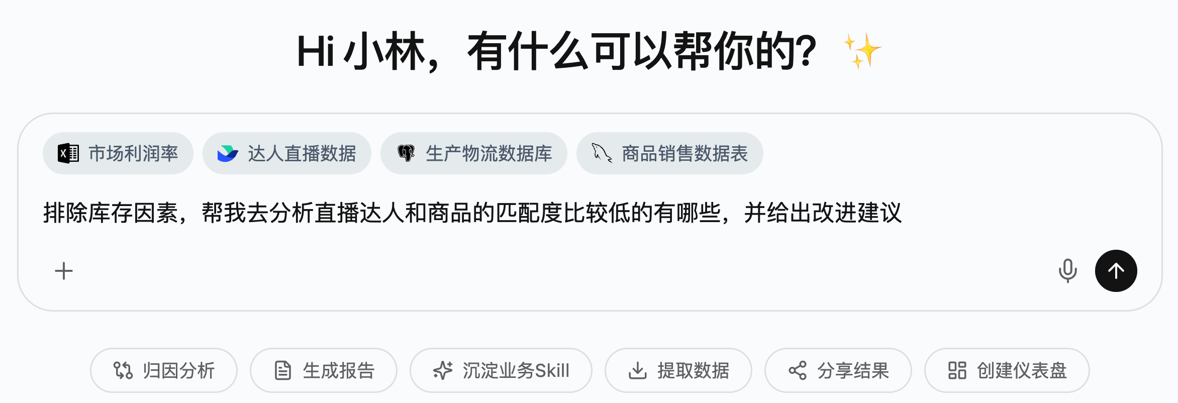 管理层要深度洞察，一线团队要秒级问数