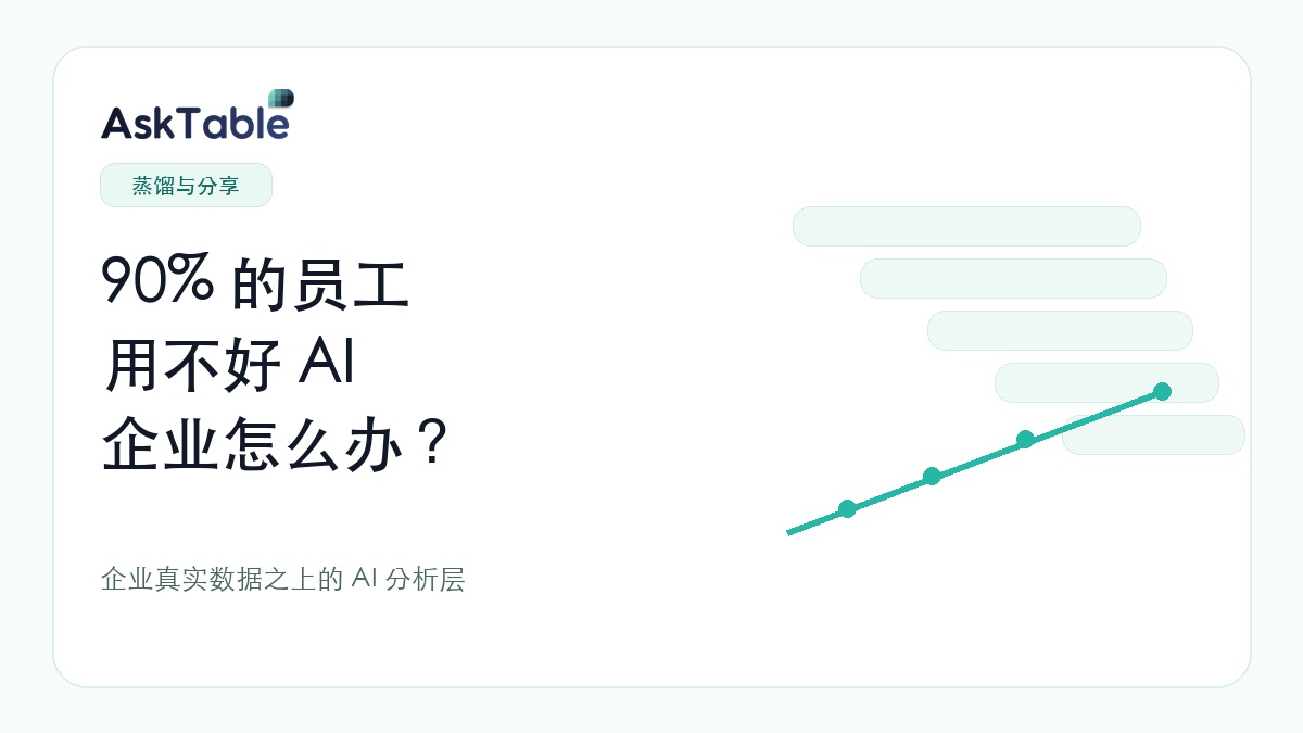 90% 的员工用不好 AI，企业怎么办？